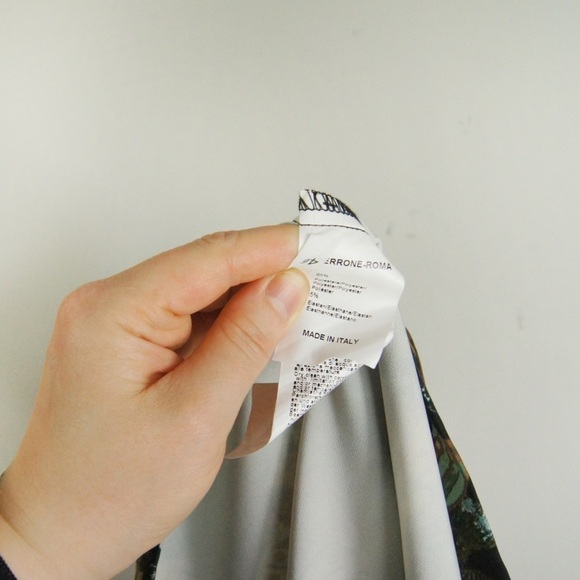 SANDRO FERRONE Black Spring Summer Butterfly Midi  Dress - Picture 12 of 13